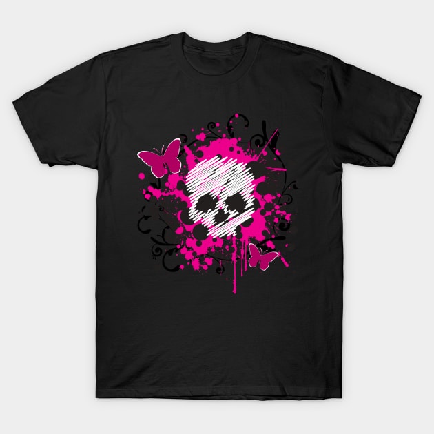 Sugar Skull Emo/Scene T-Shirt by Forever December